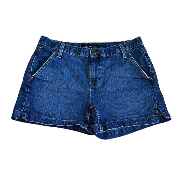 Calvin Klein Jeans Women's 6 Vintage Y2K Denim Jean Shorts 31"x 4" - Picture 1 of 6